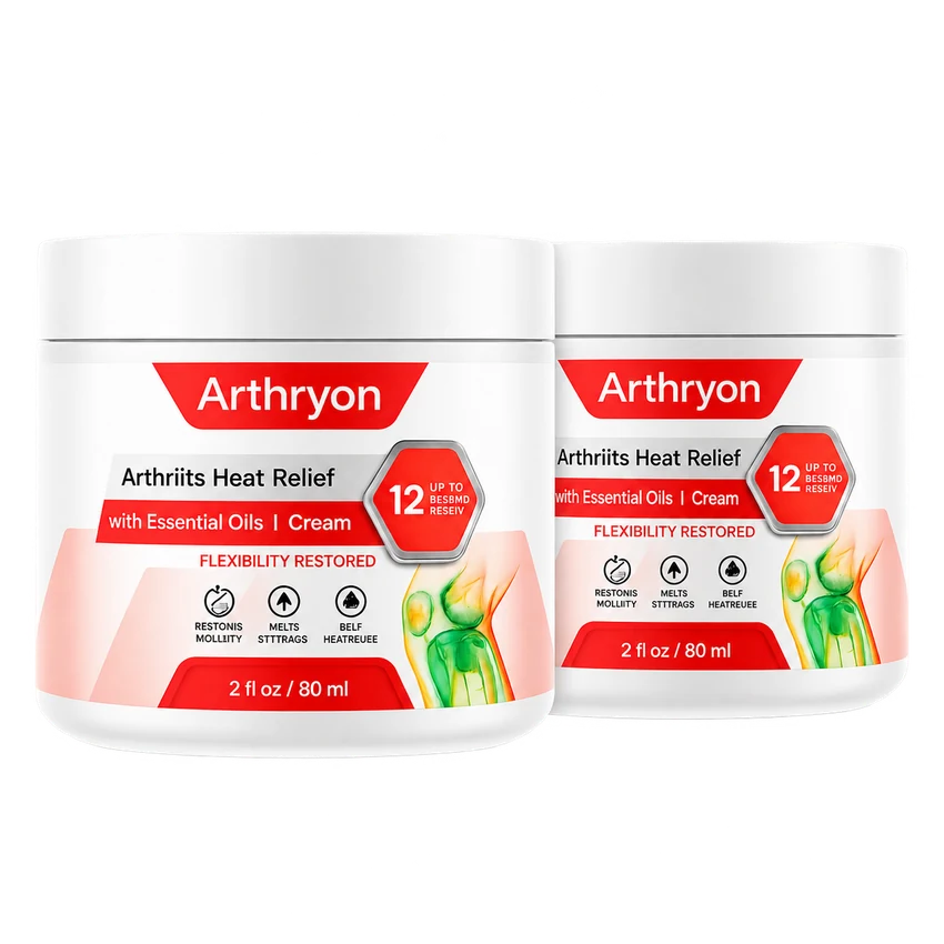 Two Arthryon Heat Relief Cream jars